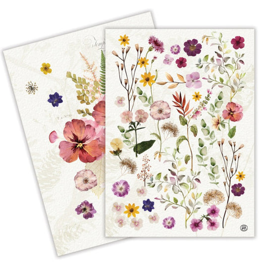 MDW Pressed Flowers Kitchen Towels - Toallas