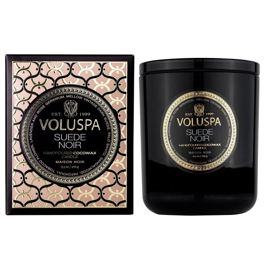 Suede Noir 9.5oz ClassicCandle