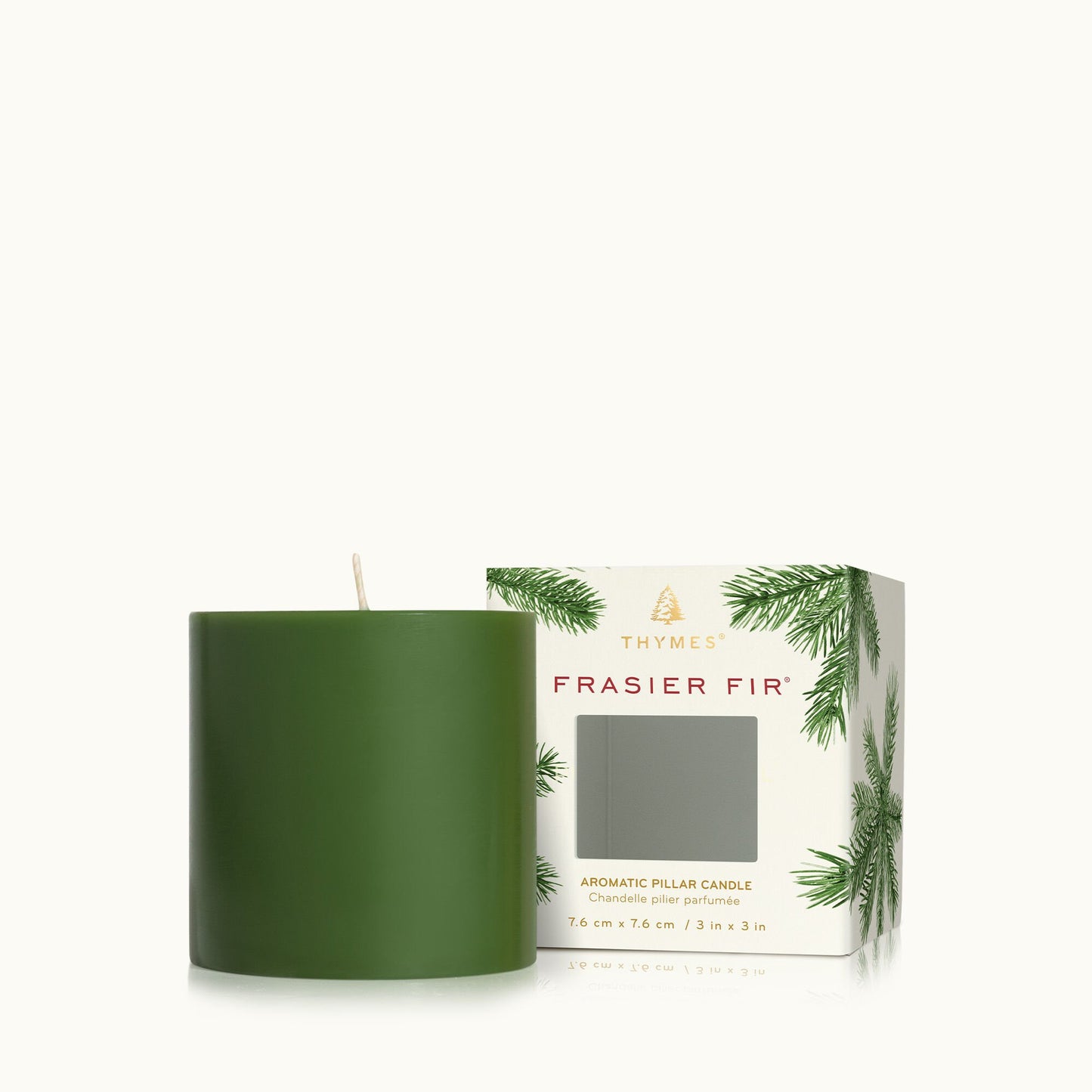 Frasier Fir Pillar Candle, Small