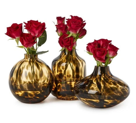 Tortoise Print Vases - Jarrones