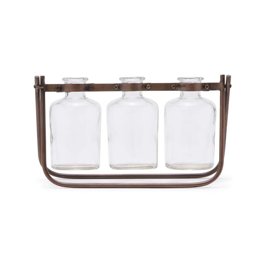 Bottle on Metal Stand