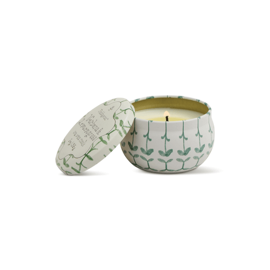 Tulip 2 oz Tin Candle Verbena & Lemongrass - Mini Vela