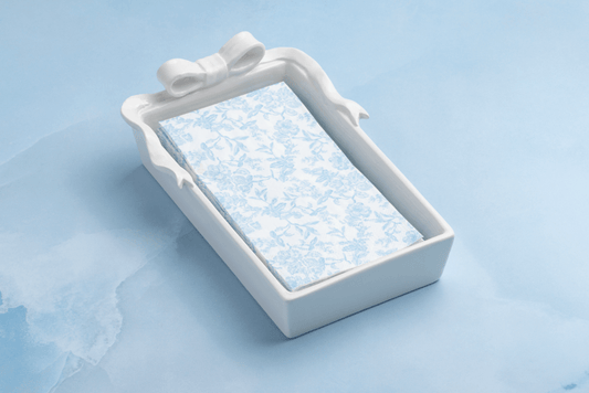 Bow Guest Napkin Holder - Servilletero con Lazo