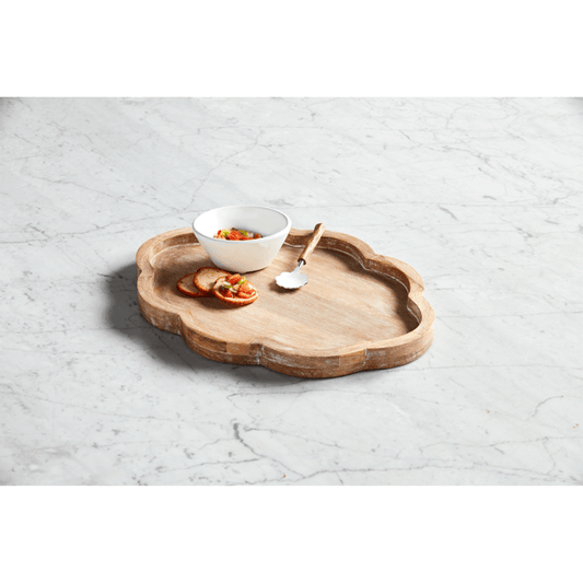Scalloped Tray Serving - Bandeja