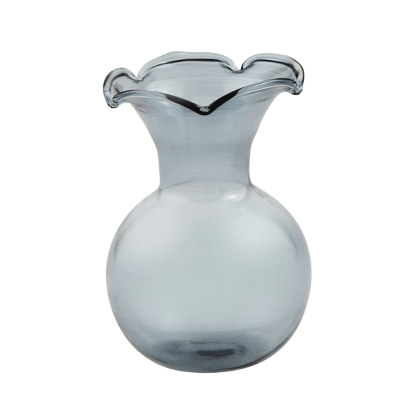 Blue Ruffle Bud Vase - Jarrón