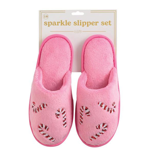 Blush Holiday Sparkle Slippers