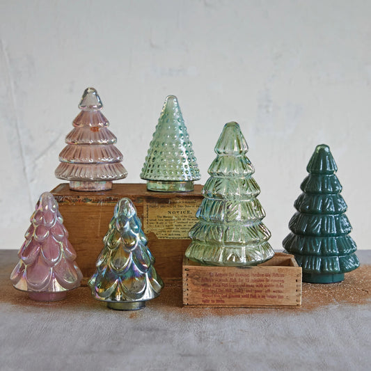 Embossed Glass Tree 2 Styles