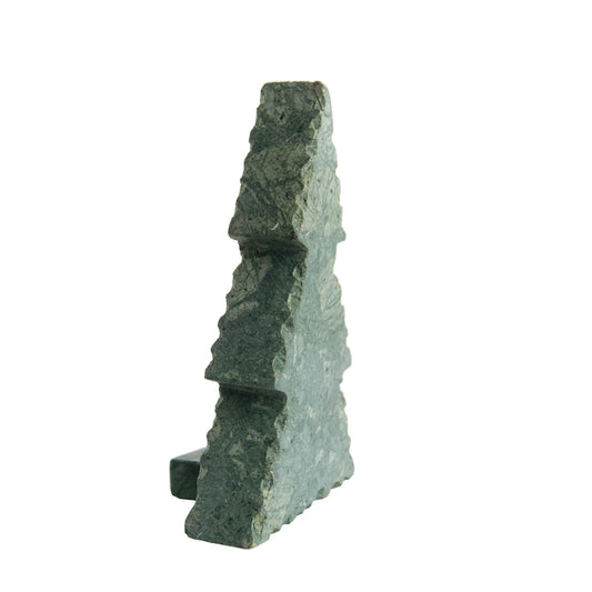 Árbol de mármol, verde 3-1/2"L X 2"W X 6"H