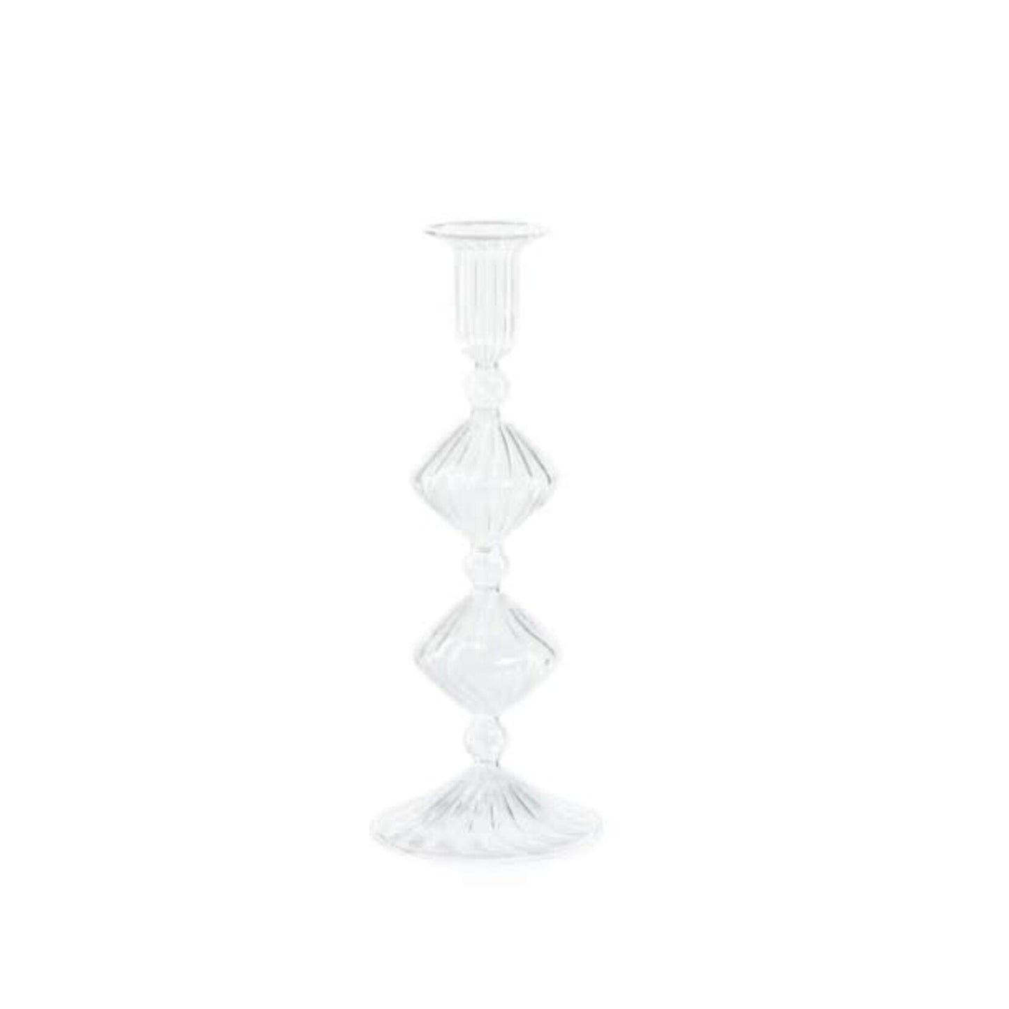 Portavelas de cristal para candelabros, 10´ pulgadas