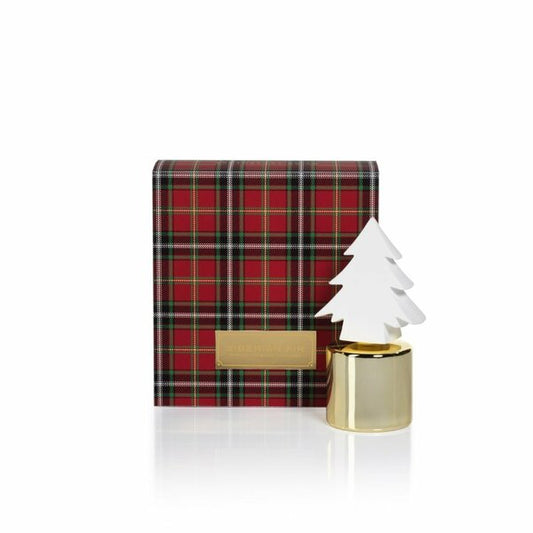 Siberian Fir-Tree Porcelain Small Diffuser Gold
