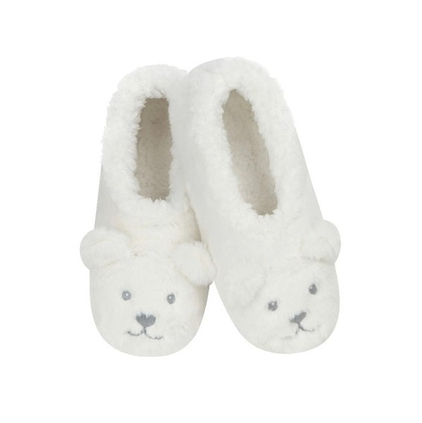 Pantuflas Snoozies  - Oso Polar