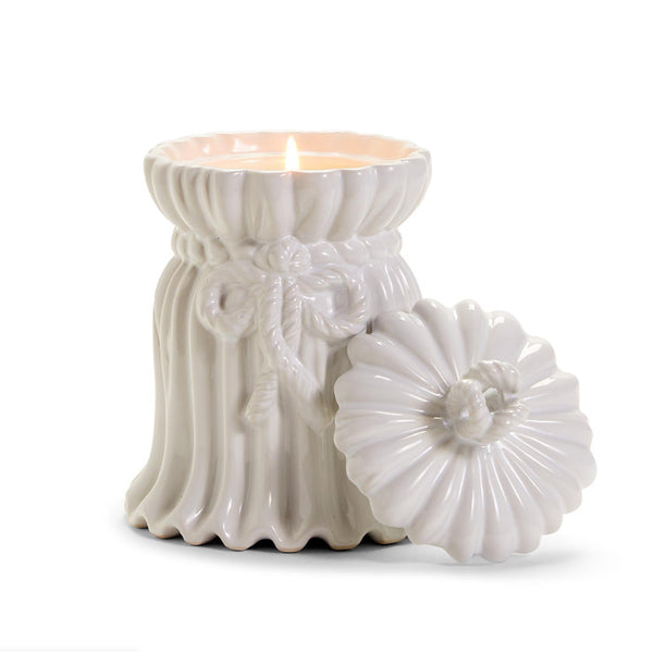 Grand Tassel Sweet Peony Scented Lidded Candle