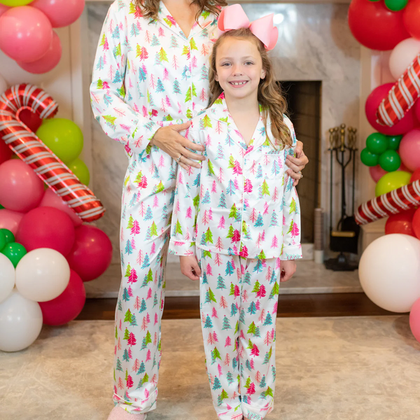 Set de pijama de  navidad en satin