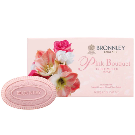 SET DE 3 JABONES FLORALES BRONNLEY