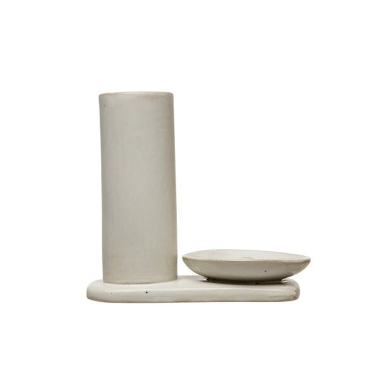Stoneware Incense Dish/Holder Reactive Glaze