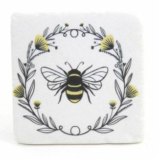 Posavasos Florales y Abejas