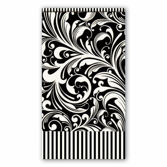 Black Florentine Hostess Napkin