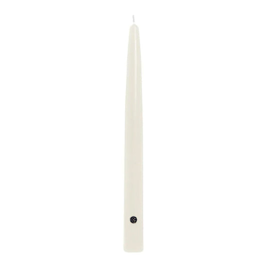 10", Handipt Colonial Candle Taper, Unscented, White