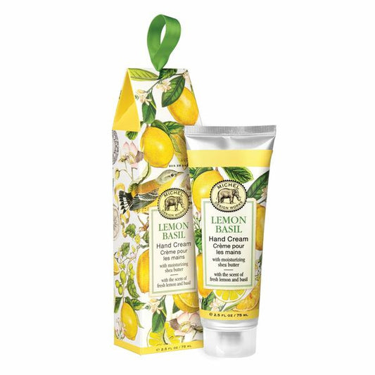 Lemon Basil Hand Cream  2.5 Oz