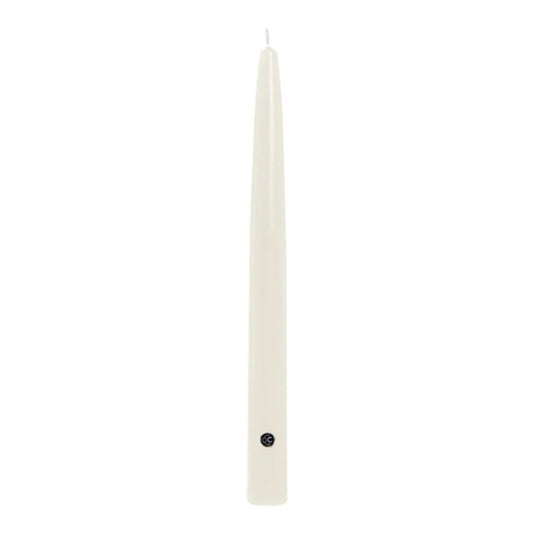 ''12 Handipt Colonial Candle Taper, Unscented, White