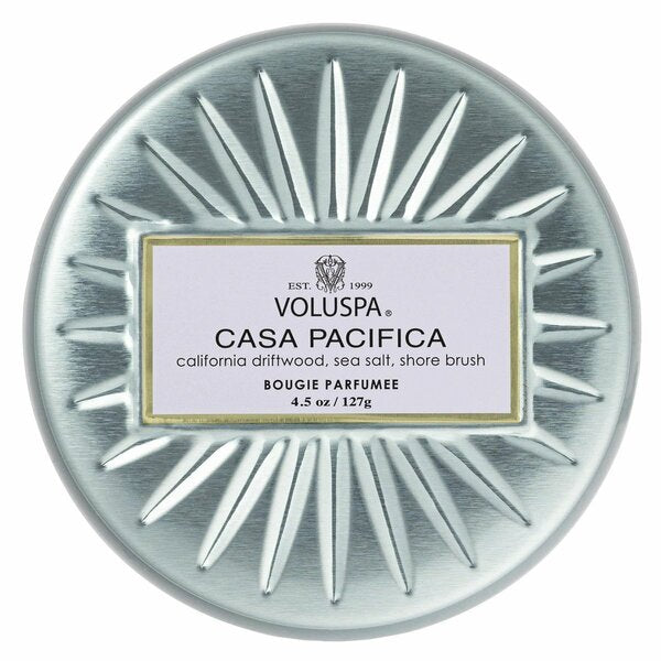 Casa Pacifica Mini Tin Candle