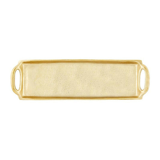Bandeja de aluminio dorado