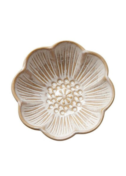Plato de flores Bloom  - blanco antiguo (Unidad)