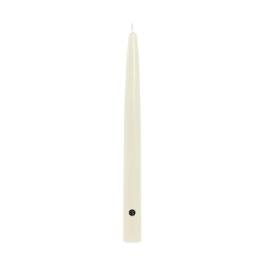 10", Handipt Colonial Candle Taper, Unscented, Ivory
