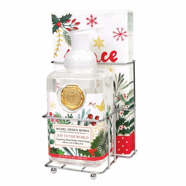 Joy To The World Foaming Soap Napkin Set