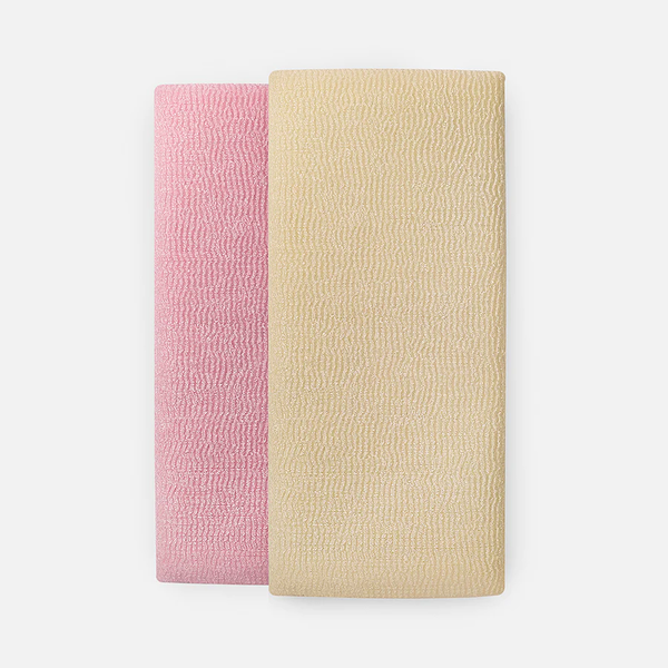 Toallas exfoliantes de spa.