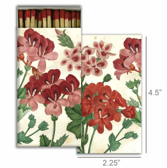 Geraniums Matches Decorativo
