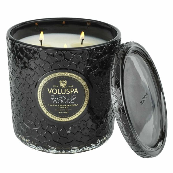 Burning Woods Luxe Candle 30 Oz
