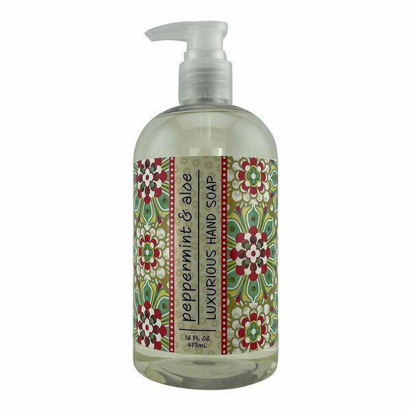 Peppermint & Aloe Scented Liquid Hand Soap 16 Oz