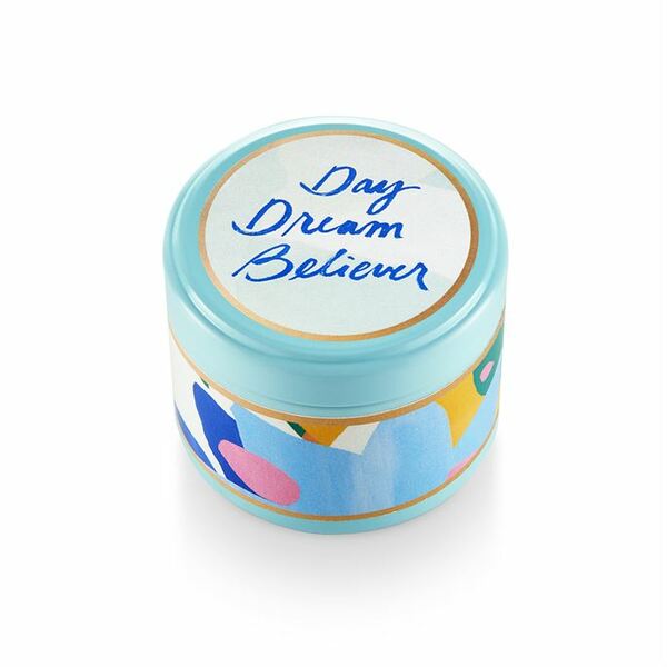 Sugared Blossom Happy Little Tin Candle