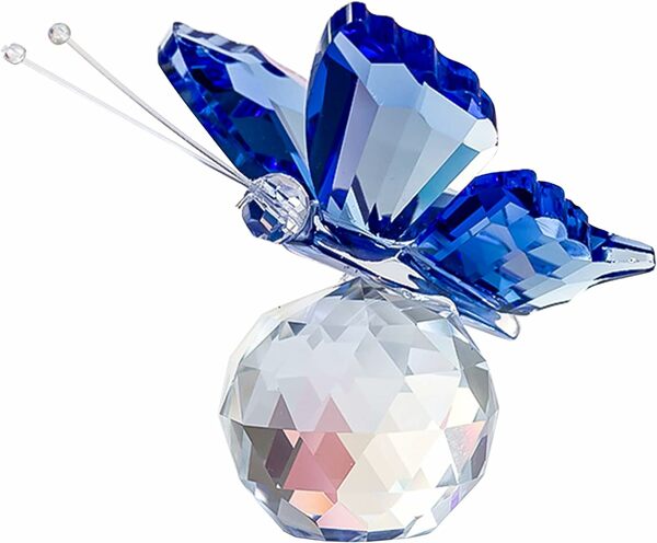 Mariposas de Cristal 4 colores diferente (UNIDAD)- Giftcraft