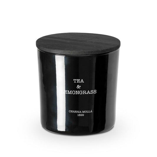 Tea and Lemongrass Black 2 Wick XL Candle 21oz