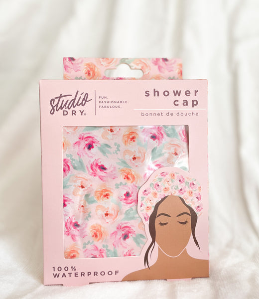 1PC SHOWER CAP FLORAL