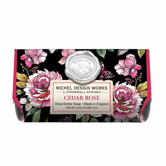 Cedar Rose Large Bath Soap Bar