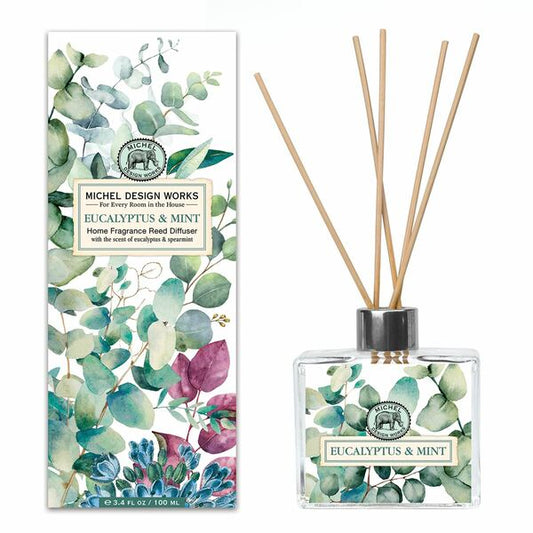Eucalyptus & Mint Home Fragrance Reed Diffuser| Michel Design Works