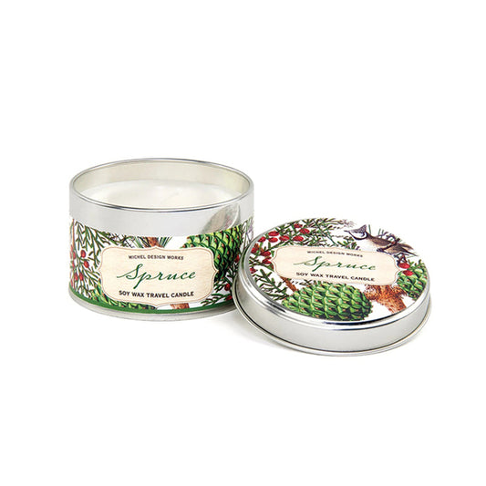 Spruce Travel Candle