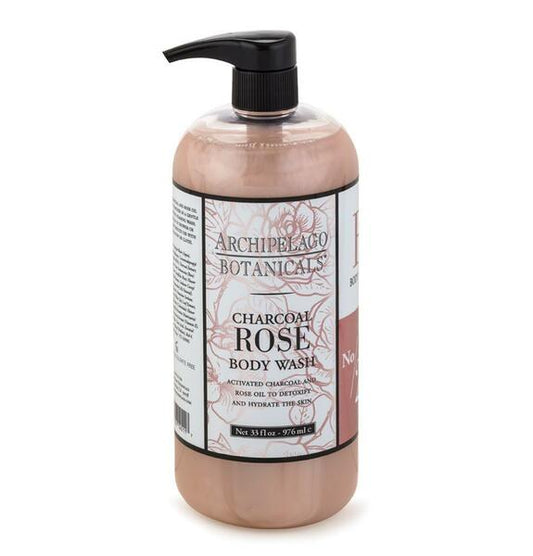 Charcoal Rose Body Wash 33 oz