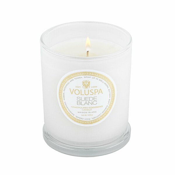 Suede Blanc Classic Candle