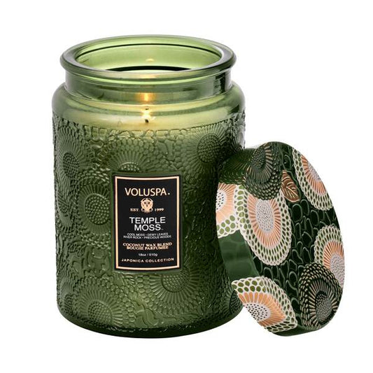 Temple Moss - Voluspa Vela 18oz.