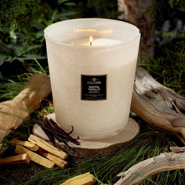 Santal Vanille 5 Wick Hearth Candle 123 Oz