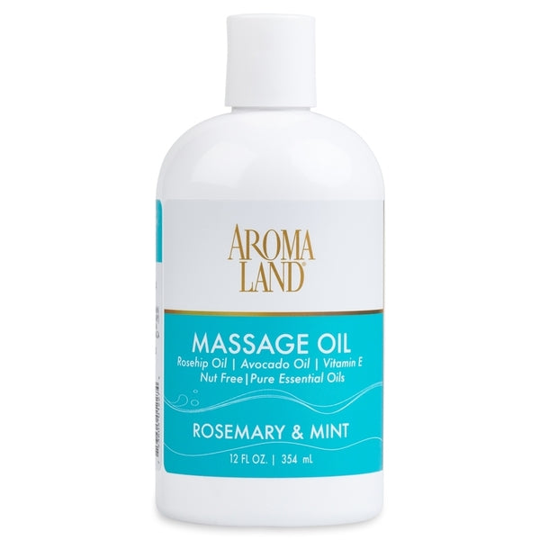 Massage & Body Oil Rosemary & Mint 12 oz