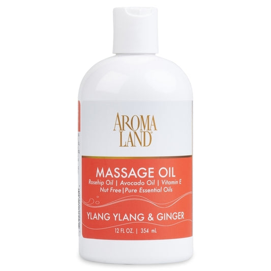 Massage & Body Oil Ylang Yland & Ginger 12oz