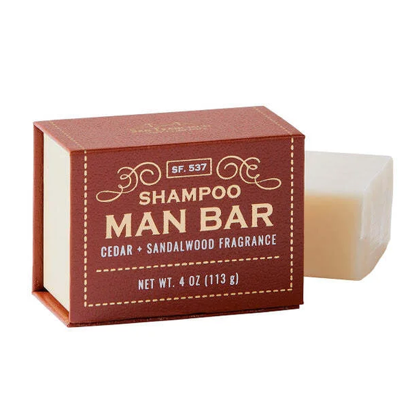 SFS SHAMPOO MAN BAR 4 OZ-CEDAR