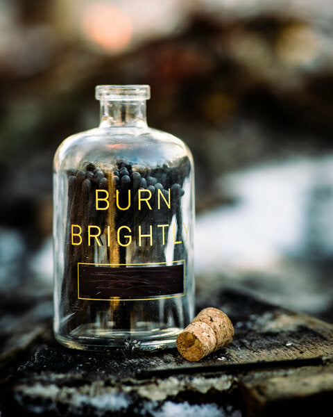 Burn Brightly Match Bottle