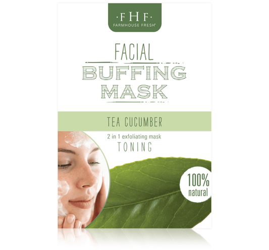Tea Cucumber Facial Buffing Mask