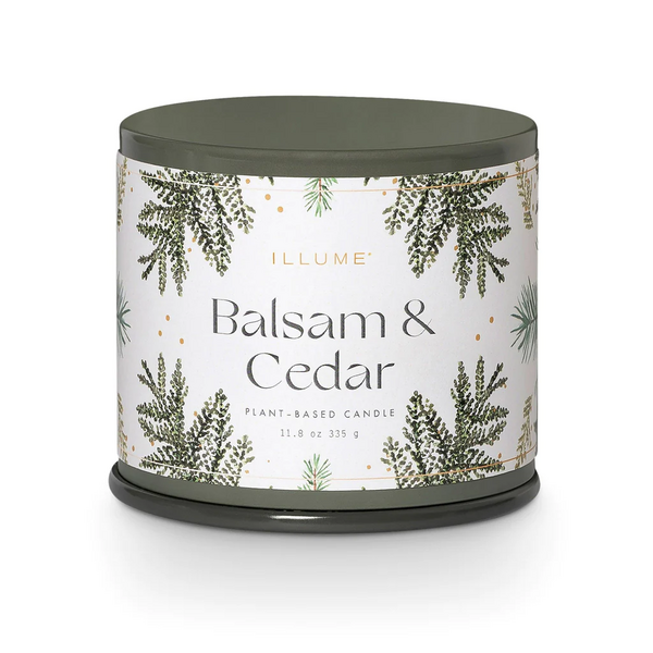 Balsam & Cedar Vela Vanity Tin - ILLUME